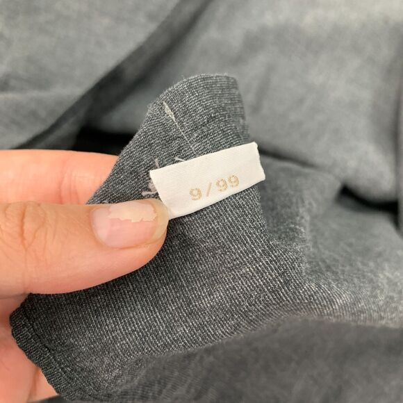 Nordstrom Dress Shirt Men L Large Charcoal Gray Natural Style Long Sleeve Collar - Picture 9 of 12